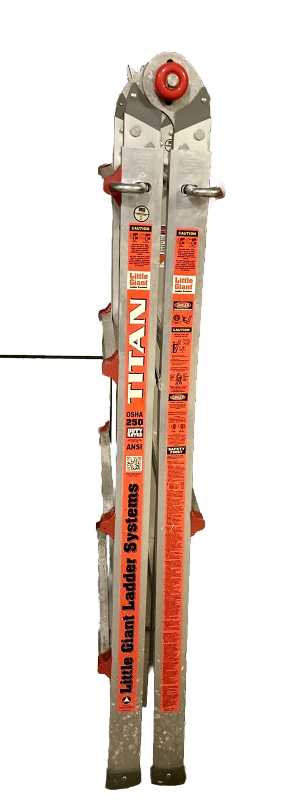 Little Giant Titan Model 17 Ladder with Tip and Glide Wheels local
