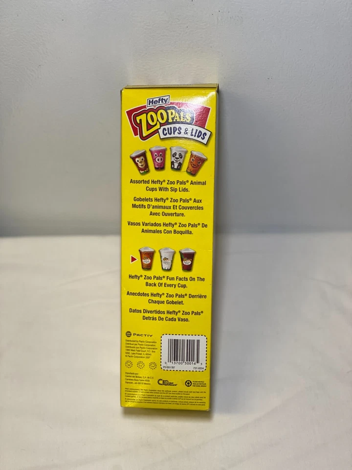 Hefty Zoo Pals Cups & Lids    New - Image 4 of 4