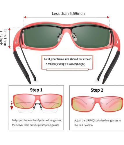 Sonnenbrille polarisiert 100% UV-Schutz rund um Männer und Frauen Autofahren - Bild 8 von 13