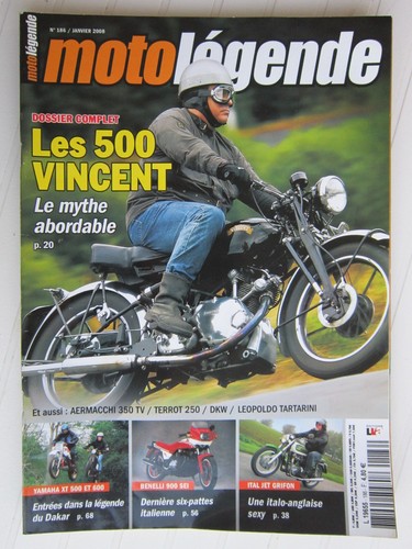 MOTO LEGENDE N° 186 /500