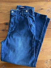 Pilcro Relaxed Trouser Jeans Sz 30 in Denim Dark Wash