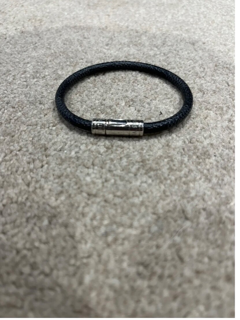 louis vuitton mens leather bracelet eBay