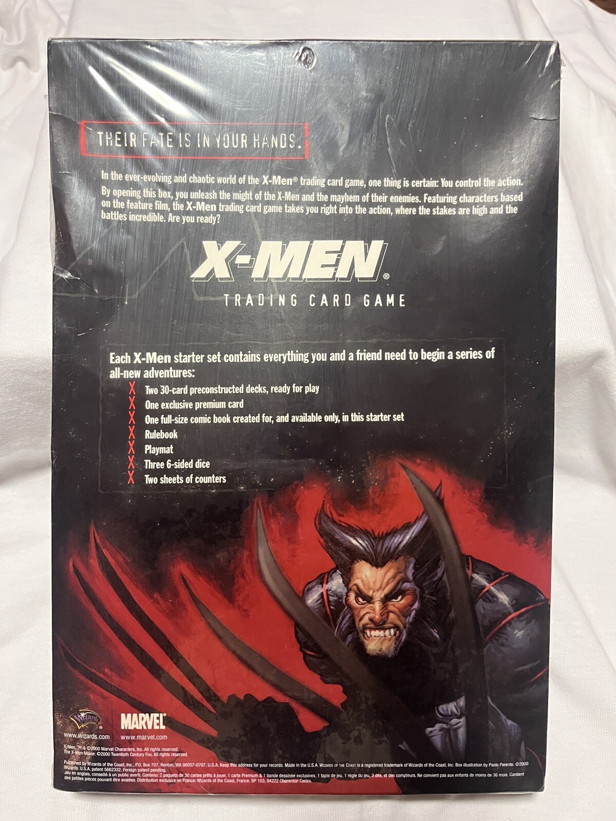 SEALED X-Men 2000 Trading Card Game 2 Player Starter Set Sealed NIBA