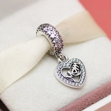 New! Authentic Pandora Center Of My Heart 791521CZ Mom Mothers Day Gift