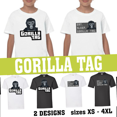 GORILLA TAG T-Shirt I VR Game Inspired Design Tee I Kinder & Erwachsene Größen