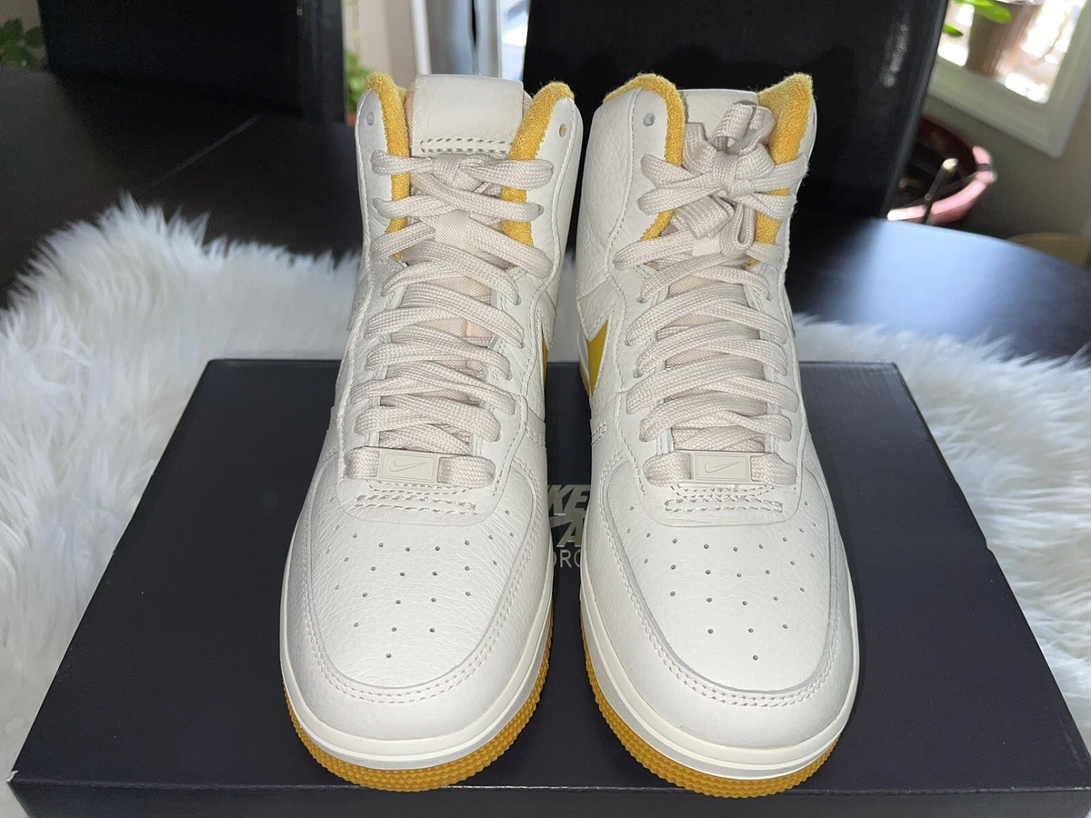 Nike air force 1 high hotsell womens yellow