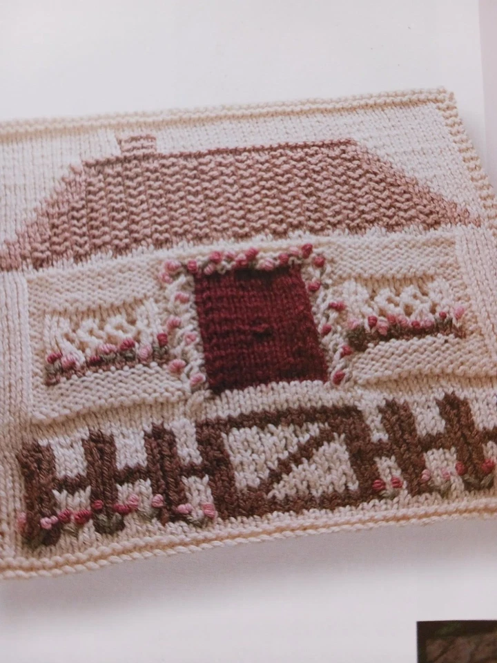 The Great North American Afghan Knitting Patterns Book 24 Unique Square Designs - Image 4 of 4