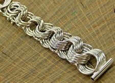 JB Champion NOS Unused Vintage Watch Band Rhodium Finish 14mm Clasp Bracelet
