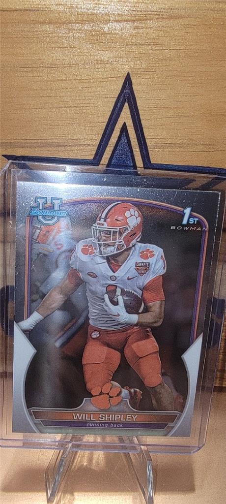 2022 Bowman U Chrome Will Shipley 1st Rookie RC #73 Philadelphia Eagles