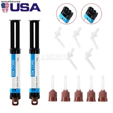 Dental Dual Cure Core Build Up Flowable Composite Resin Refill A2/A3 8g/Syringes