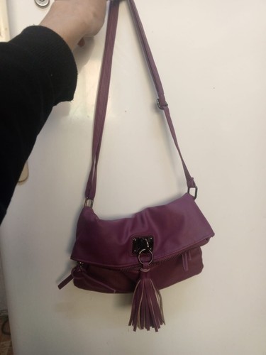 Bolso de cuero para mujer suave bonito movimiento color usado peso ligero - Imagen 6 de 7