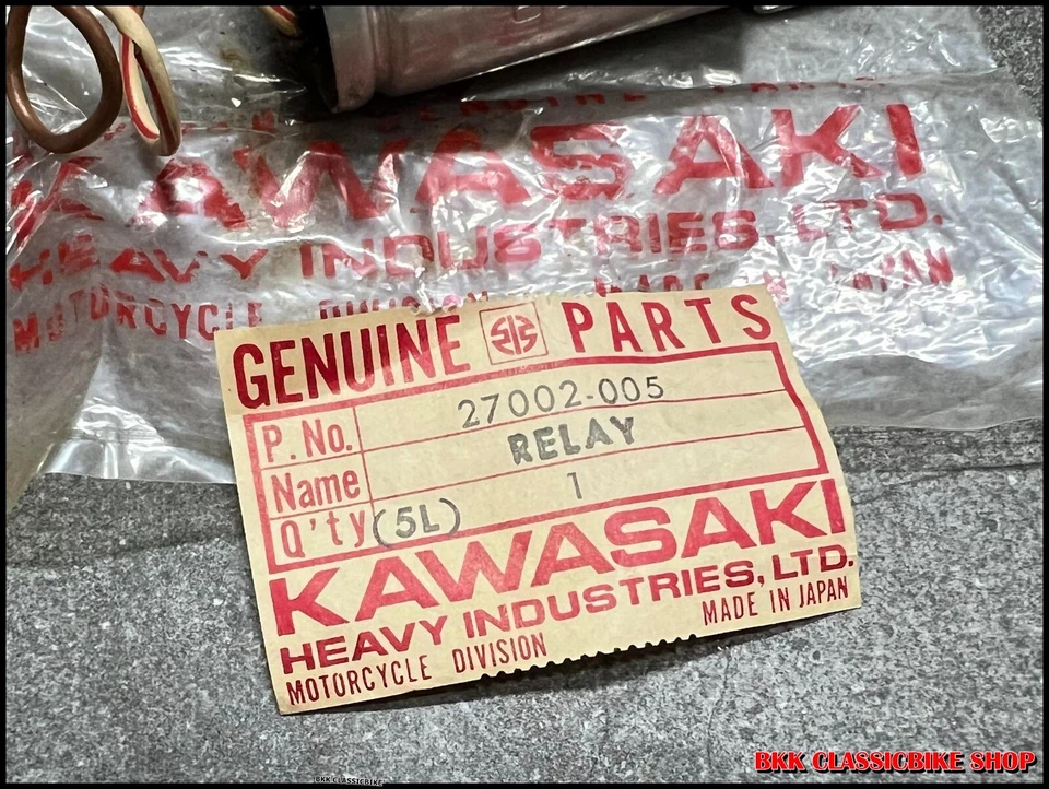 NOS Kawasaki 90SS C2SS C2TR D1 G3SS GA1 GA2 GA3 GA5 J1 Signal Relay Pn 27002-005 - Image 4 of 4
