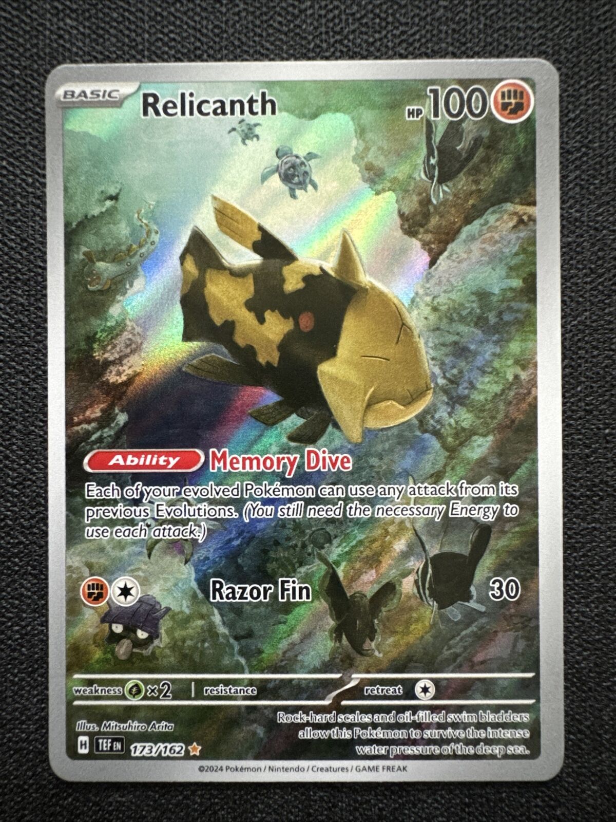 Relicanth [IR] - 173/162 - SV05: Temporal Forces - NM - Pokémon TCG - Pokemon