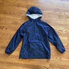 CHARLES RIVER WINDBREAKER Quarter Zip - Youth XL Large Navy Blue