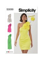 Simplicity 3099 Miss & Petite Kleider NäHmuster GrößEn 4-12 & 12-20 Durchschnitt
