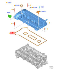 Valve Cover Gasket Set For Mazda 3 5 6 B2300 Ford Focus 2.0l 2.3l 2.5l L4
