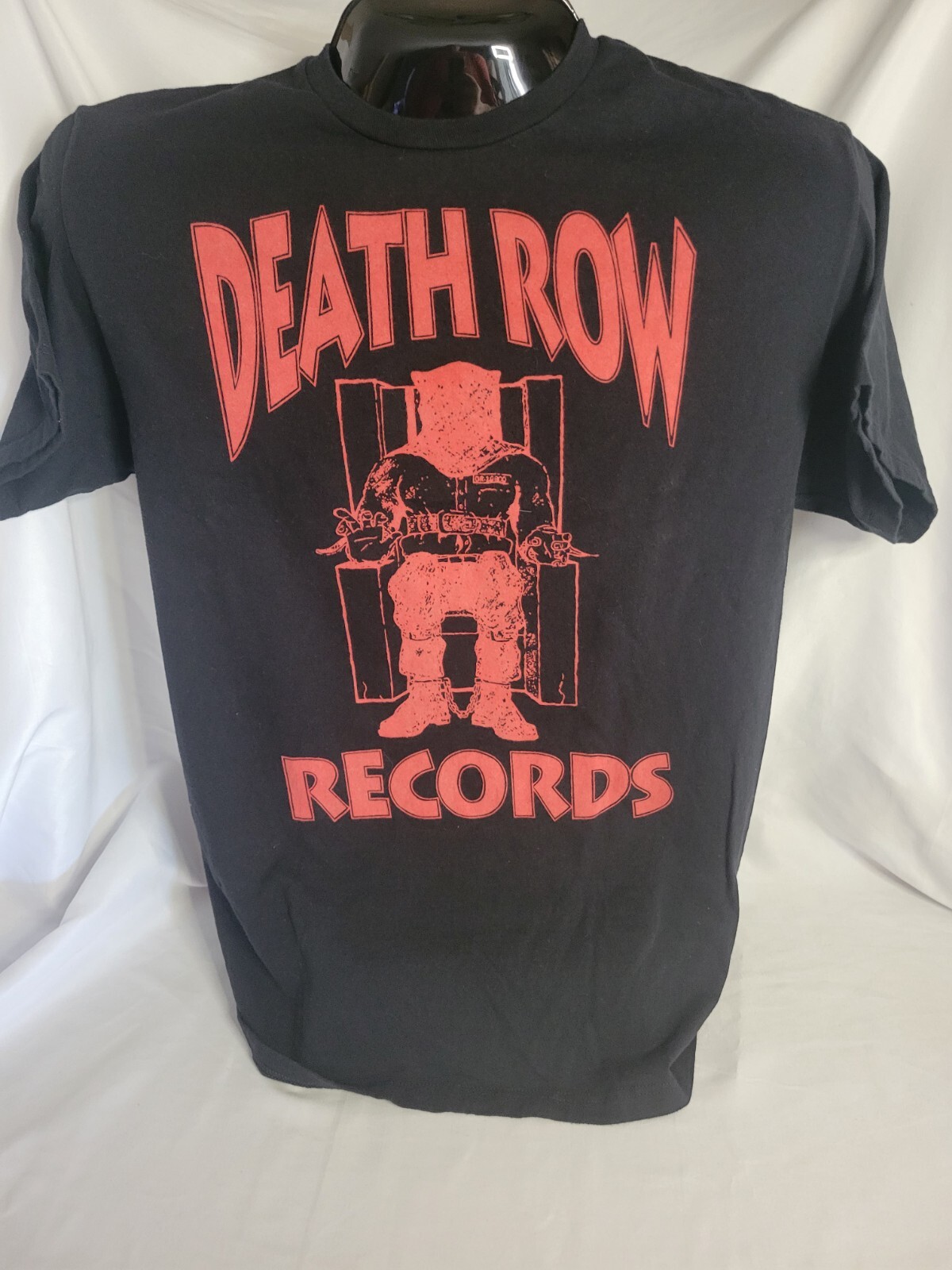 FILA T shirt grafica fronte rosso Death Row Records (taglia L)