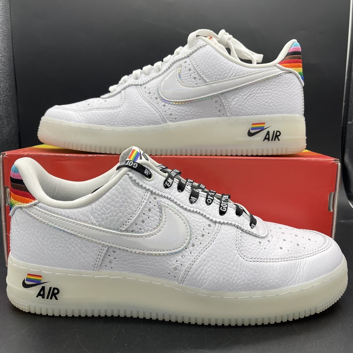Nike CV0258-100 Air Force 1 Low Be True Multicolor White Men