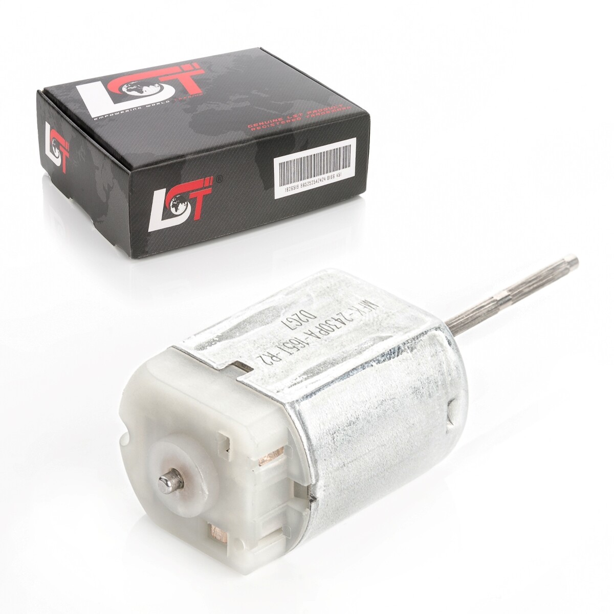 Direct current electric motor for rear door lock railway shaver model making