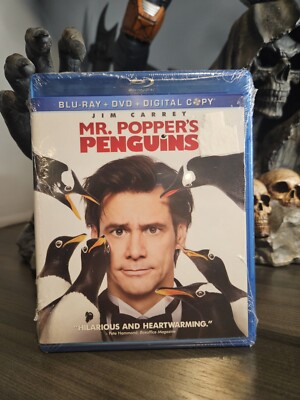 Mr. Poppers Penguins (Blu-ray/DVD, 2015, Canadian)