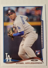 Erisbel Arruebarrena RC 2014 Topps Update SP #US-196 Los Angeles Dodgers
