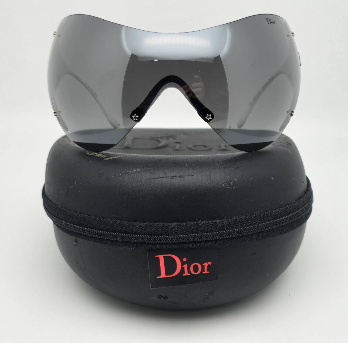 Dior SKI1 スキー用サングラス　中古品 CHRISTIAN DIOR Vintage 2000's SKI 1 Red Sunglasses - Etsy