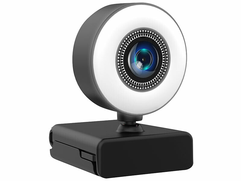 Webcam Full HD autofocus et double micro pour télétravail efficace à la maison
