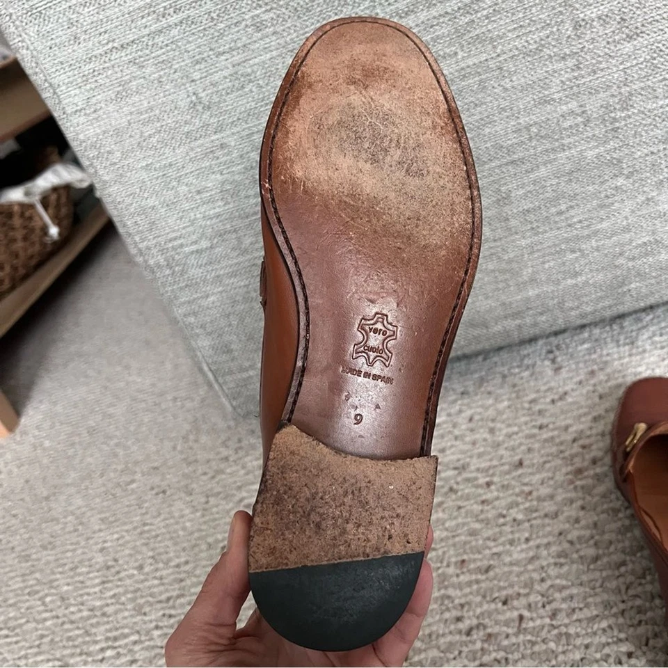 Maus & Hoffman无带干邑皮革男式乐福鞋 — 第 4/4 张图片