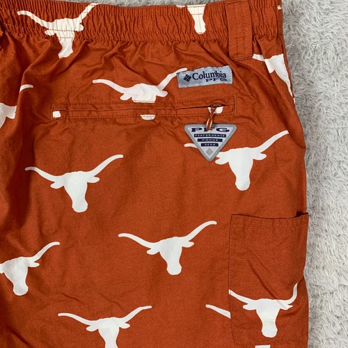 Columbia PFG orange gemusterte Badeshorts Badehose Größe Herren 2XL - Bild 6 von 9
