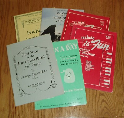Technical Studies Piano Music Books *Choose titles *Levels Beginner to Advanced