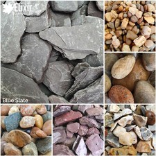 Decorative Coloured Stones | Pebbles Cobbles Slate Gravel Chippings Aggregates