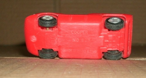 1/64 Maßstab Lang Cooper Kunststoff Rennwagen (3 Zoll Mini Mite - Hongkong Spielzeug #823 - Bild 7 von 7