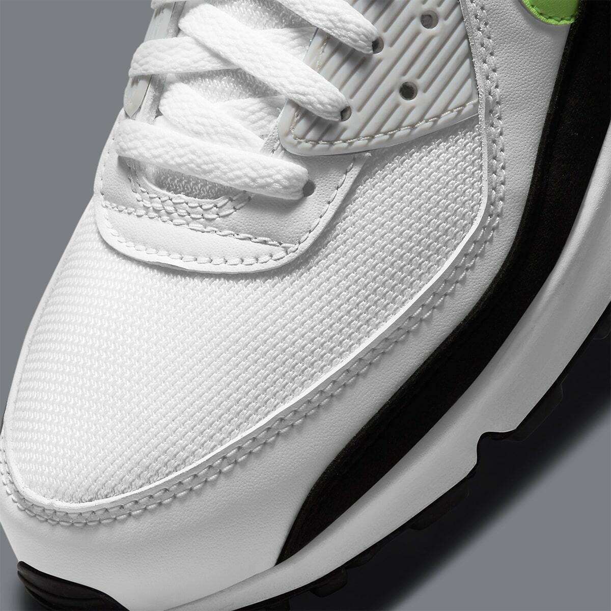 Nike Air Max 90 Hot Lime Volt White Grey Black CZ1846-100 sz 7 Men's Retro — product photo 4 of 8