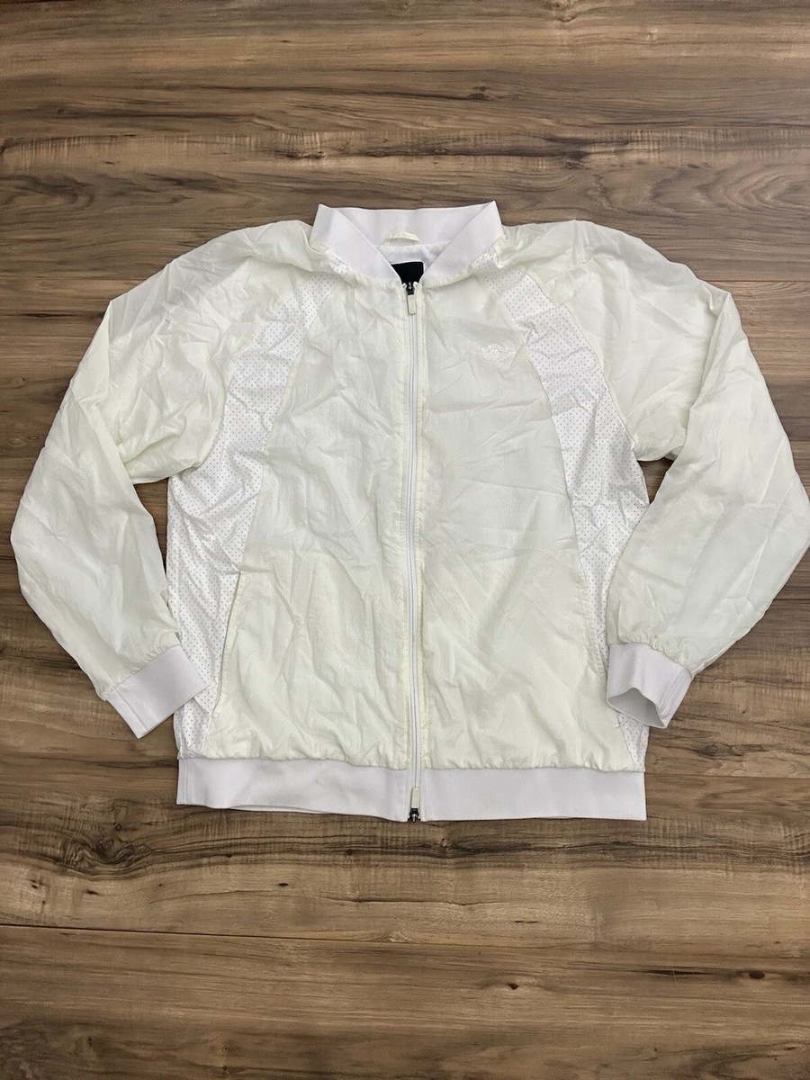 Air Jordan Men's Varsity Windbreaker Jacket Size XL Off White RN# 56323