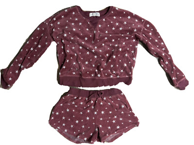 Women s Lounge Set - 2 Piece - Pink Rose - Size Small