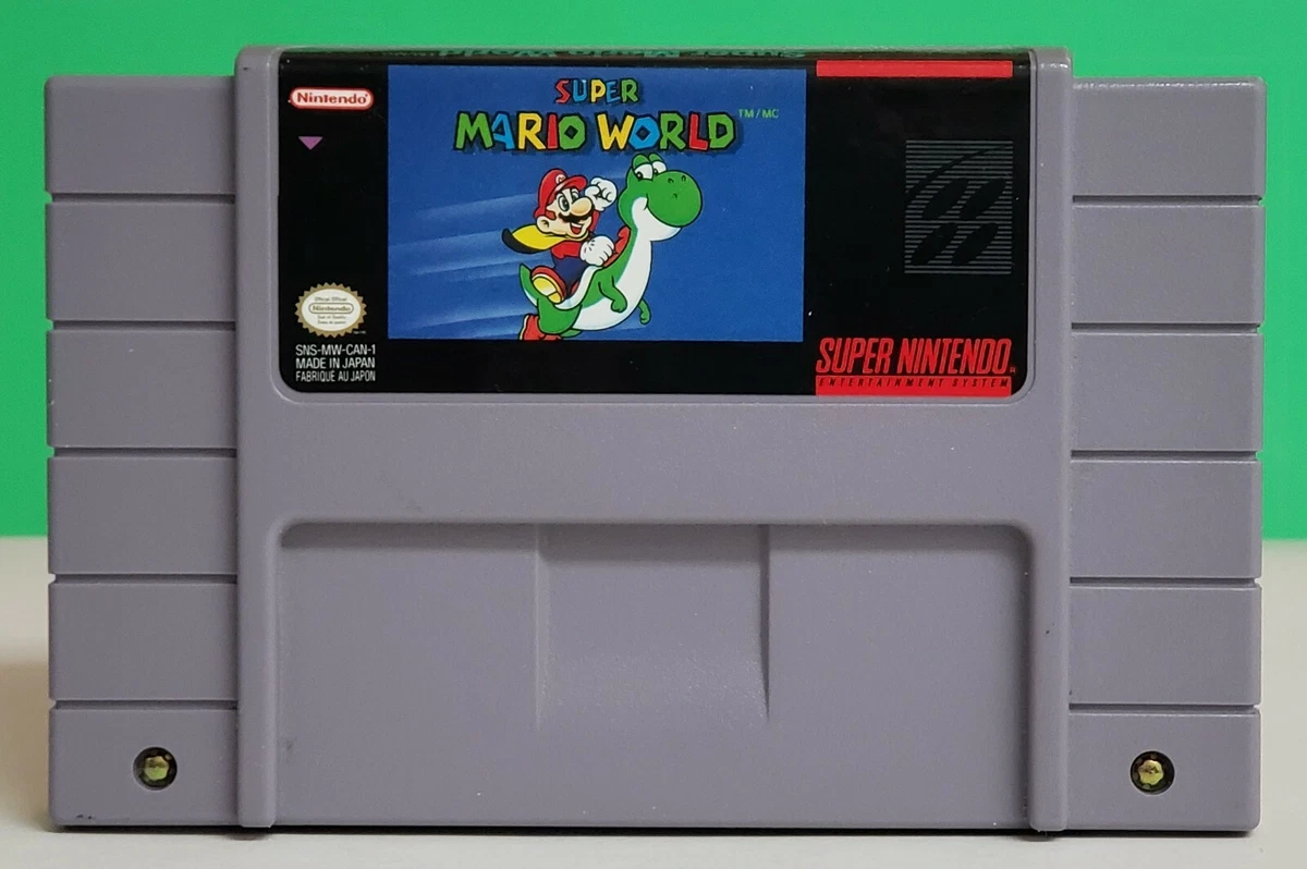 SNES Super Mario World Nintendo Cartridge Only Authentic