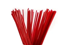 2000 Pack Red Plastic Coffee Stirrers Straws Cocktail Sip Stir Sticks 5 in.