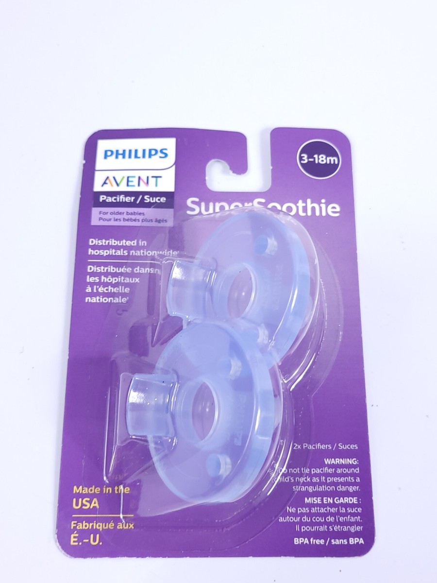 Philips Avent 2pk Soothie Pacifier 3+ Months Blue