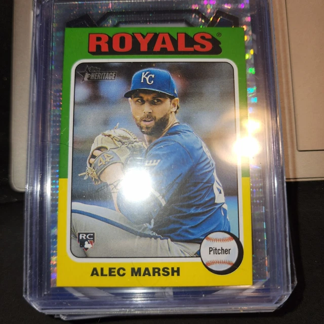 2024 TOPPS HERITAGE 75'MINI #683 ALEC MARSH RC VARIATION - KANSAS CITY ROYALS