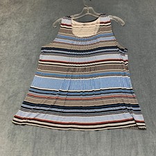 Croft & Barrow Tank Top Womens Large Multicol...