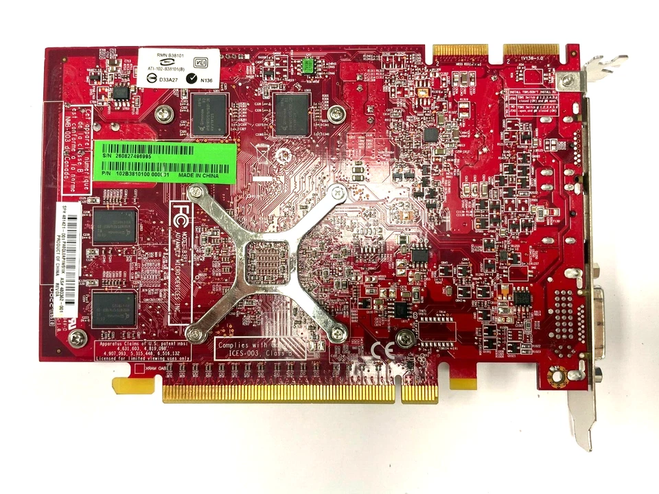 HP AMD Radeon HD 3650 256MB DDR3 Full Profile DVI 2 x DP PCI-E Graphic Card GPU - Image 2 of 4