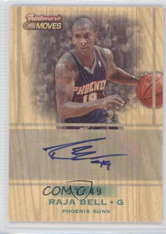 2007-08 Topps Trademark Moves Trademark Ink 31/49 Raja Bell #TI-RBE Auto 2u3