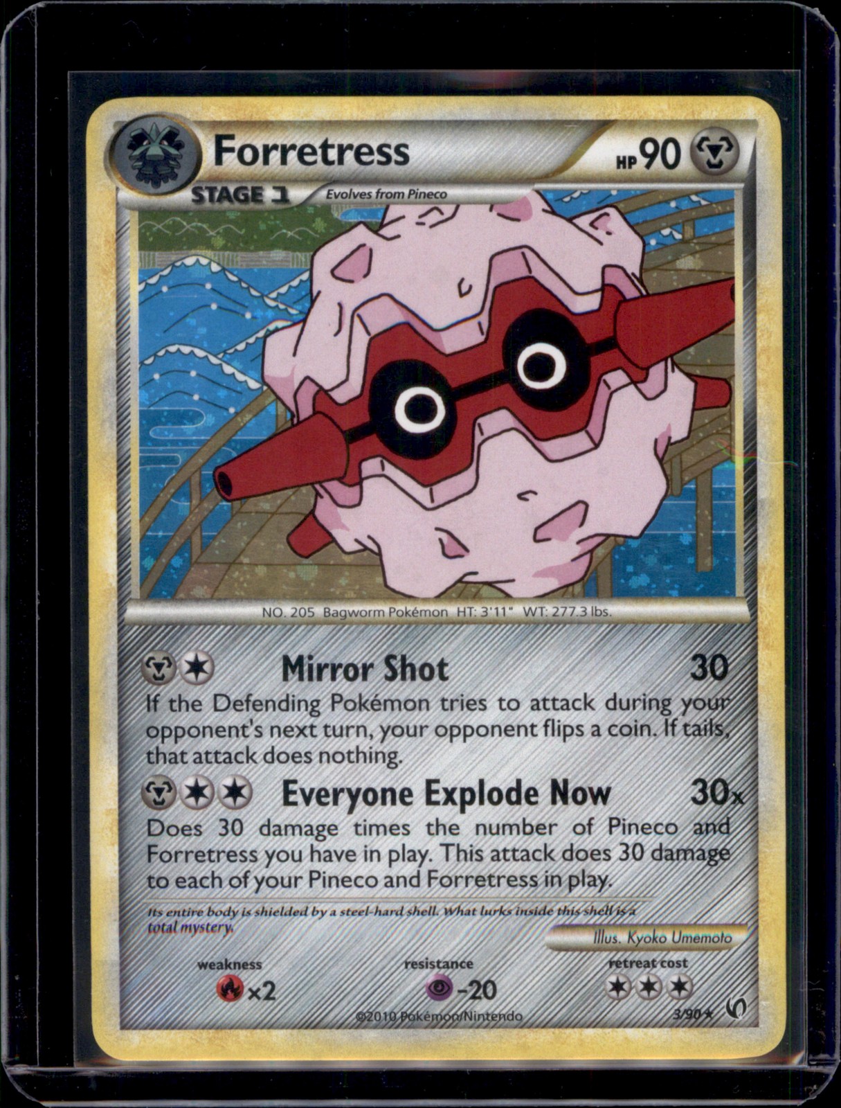 Forretress Undaunted Pokémon 3/90 Holo Rare NM+