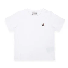Moncler Kids Infant Logo Patch Cotton T-Shirt (White) 8C00007 83907 93991455