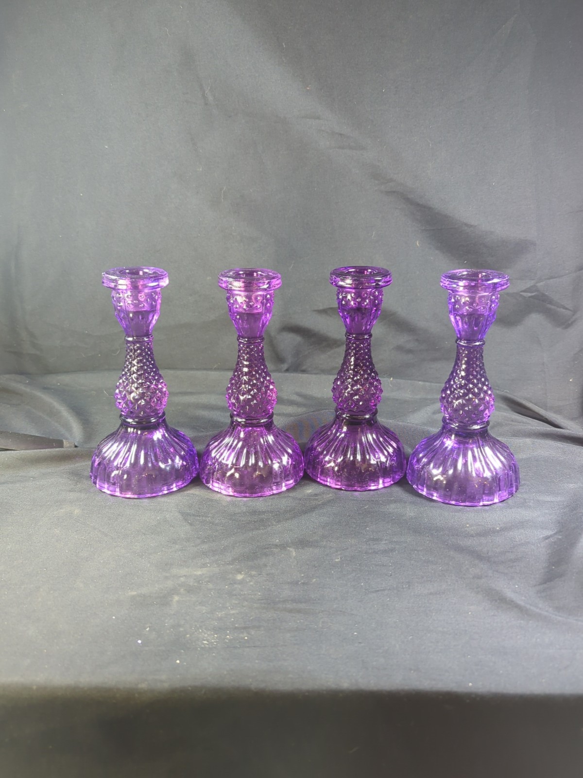 S W Hobnail Diamond Point Design 6.5"