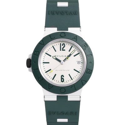 BVLGARI aluminum Match Point Limited to 800 pieces worldwide 103854 white Dial 
