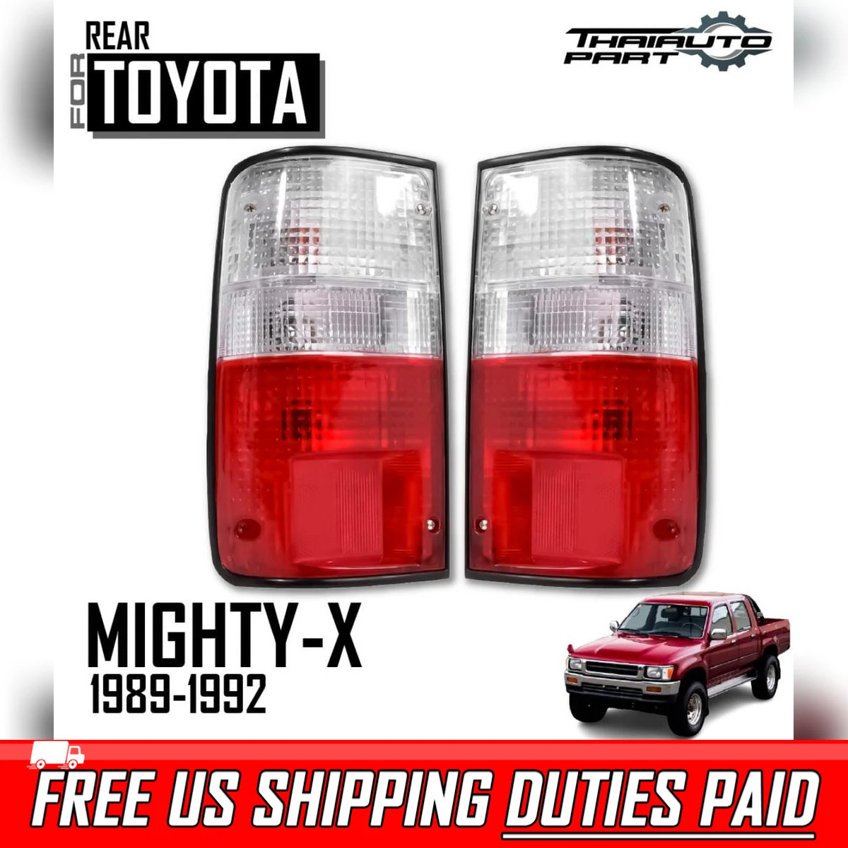 90 91 92 93 94 95 Toyota Hilux Pickup Mk3 LN RN YN 2 4Wd Tail Rear