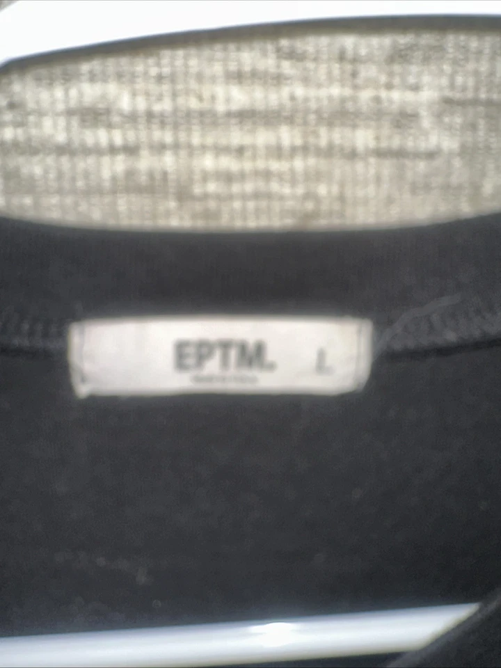 Men’s EPTM Soft Long Sleeve Tshirt With Checkered Arms Size L - Image 2 of 3