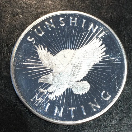1 oz Silver Bullion SUNSHINE EAGLE w/ SECURITY FEATURE We COMBINE SHIPPING #R862