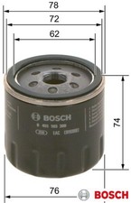 BOSCH 0451103300 Ölfilter Motorölfilter für Alfa romeo für Fiat für Lancia 